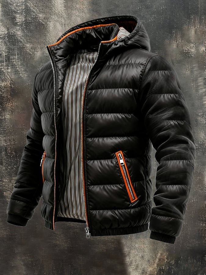 Damian | Kapucňová bunda s izolací