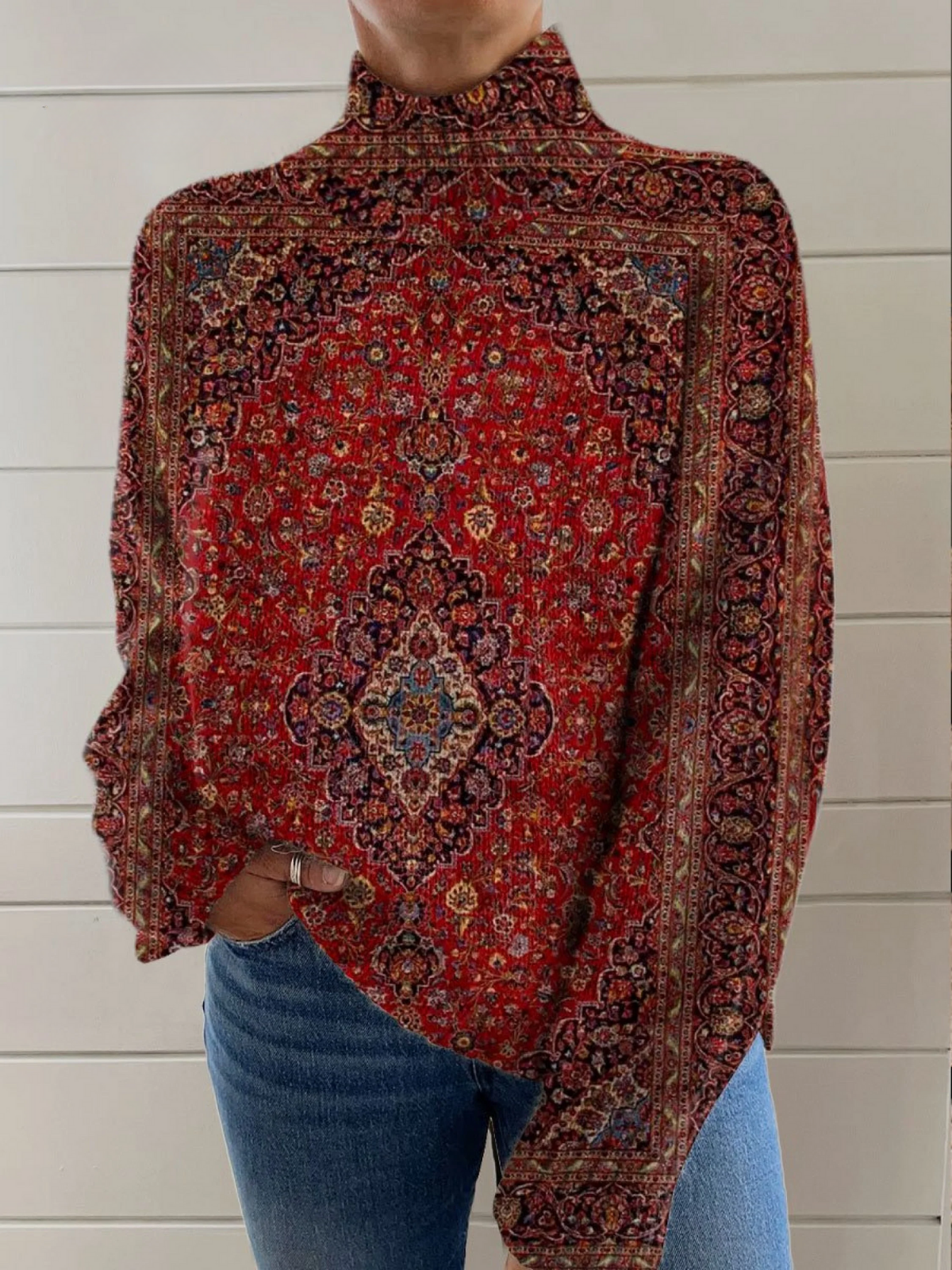 Lydia | Vintage umělecký tisk s rolákem