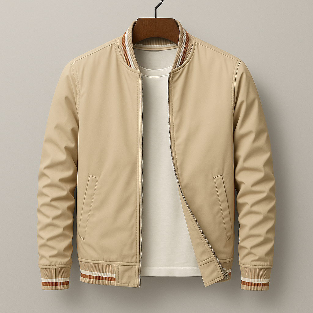 Morin | Stylová bomber bunda s pruhy