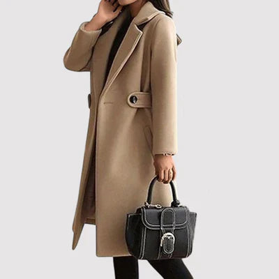 Celine | Vlněný kabát s páskem