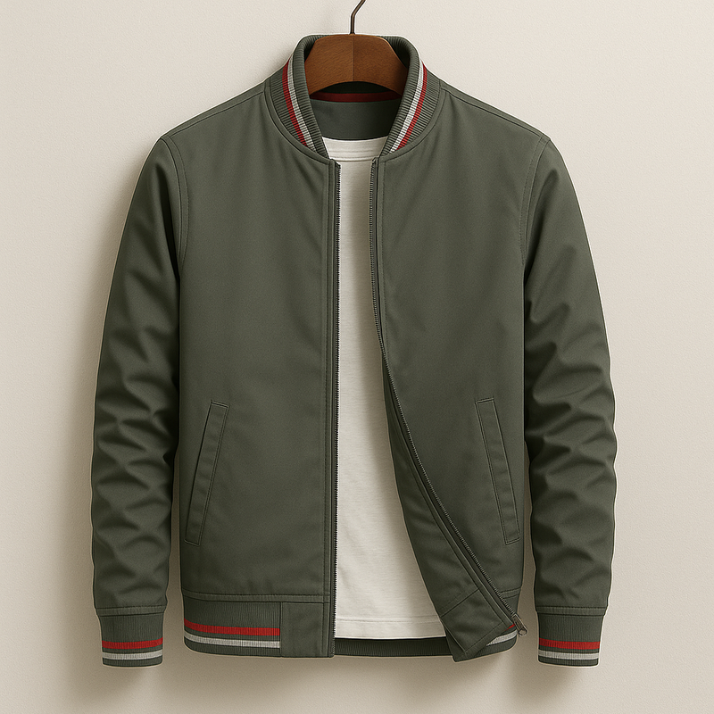 Morin | Stylová bomber bunda s pruhy