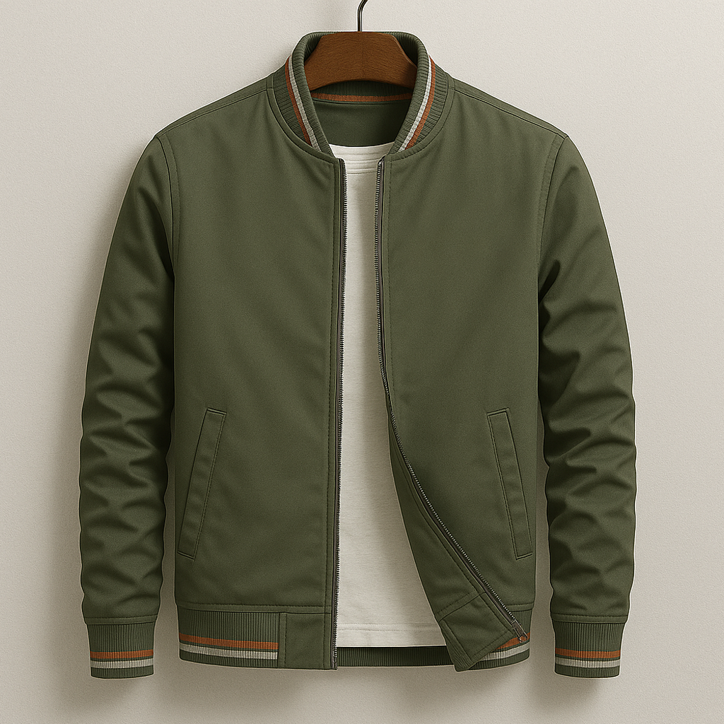 Morin | Stylová bomber bunda s pruhy