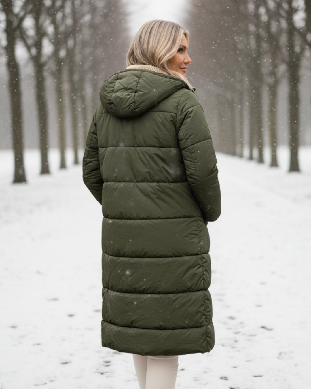 Elora | Zateplený zimní kabát Sherpa