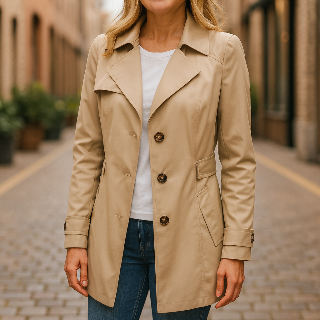 Jade | Elegantní podzimní trench coat
