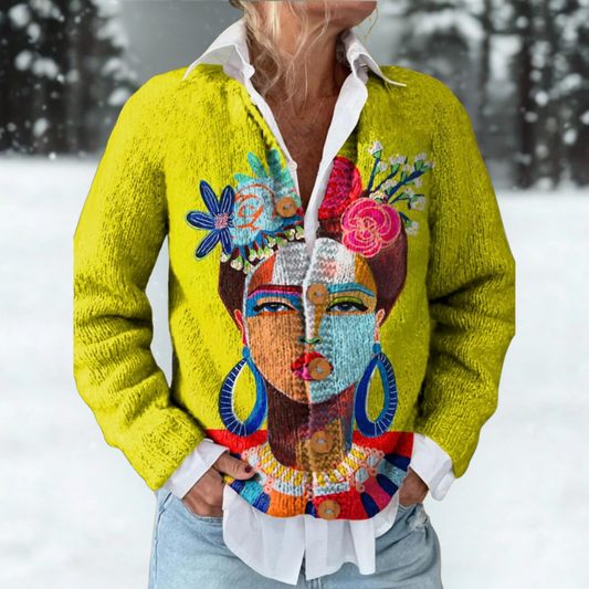 Sophie | Pohodlný pletený zimní cardigan