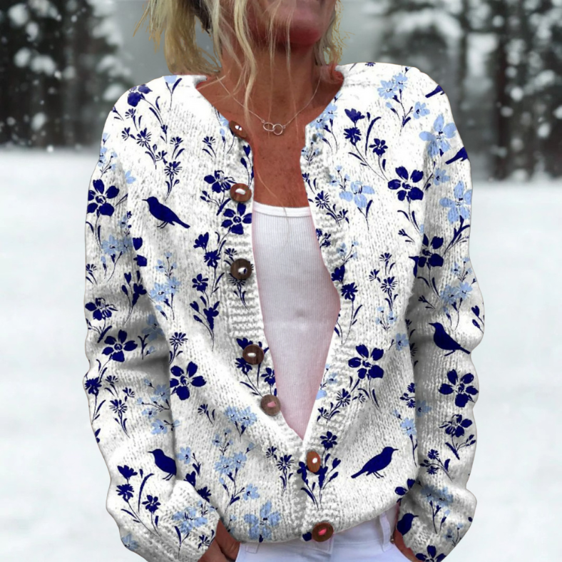 Maylee | Pohodlný pletený zimní cardigan