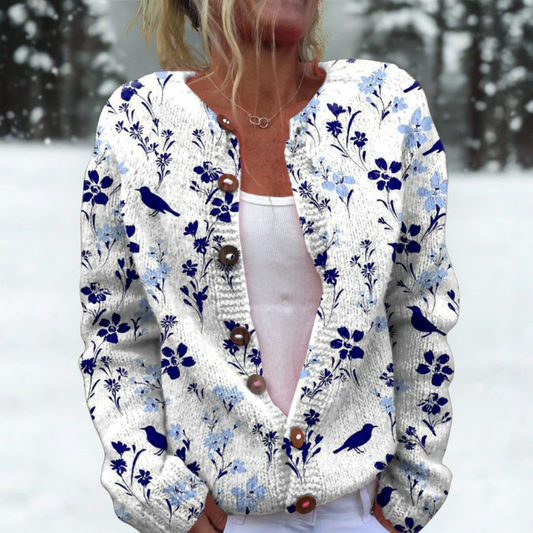 Maylee | Pohodlný pletený zimní cardigan