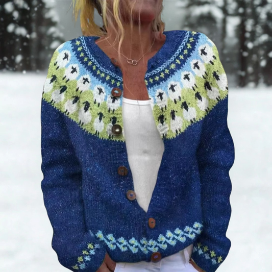 Elsa | Příjemný pletený zimní cardigan
