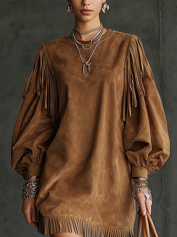 Emma | Semišové Mini Šaty