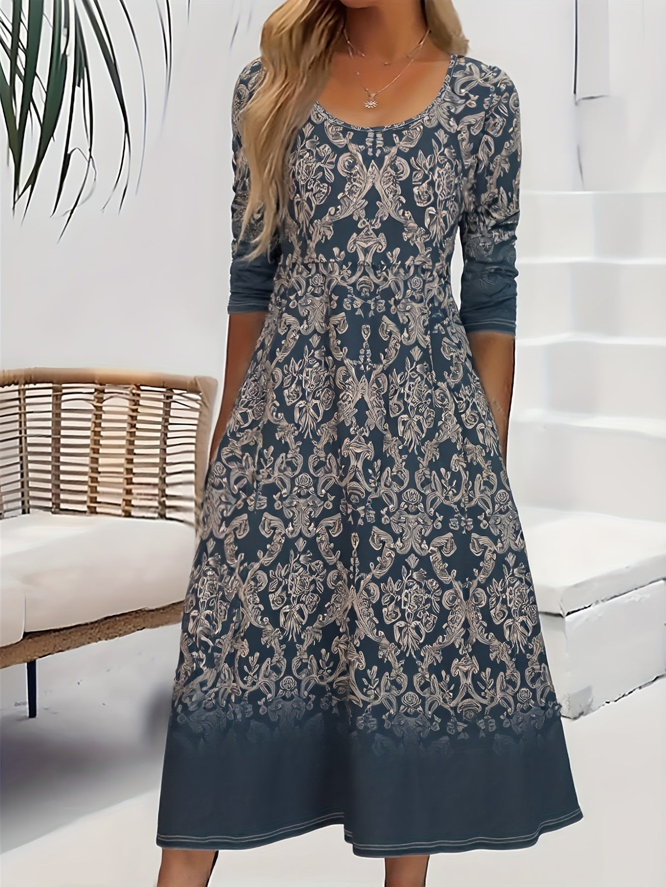 Flora | Botanické Maxi Šaty