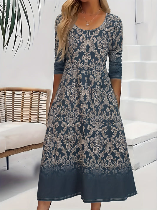 Flora | Botanické Maxi Šaty