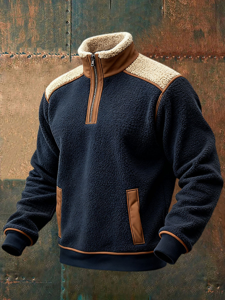 Rafael | Pánská retro teplá outdoorová mikina