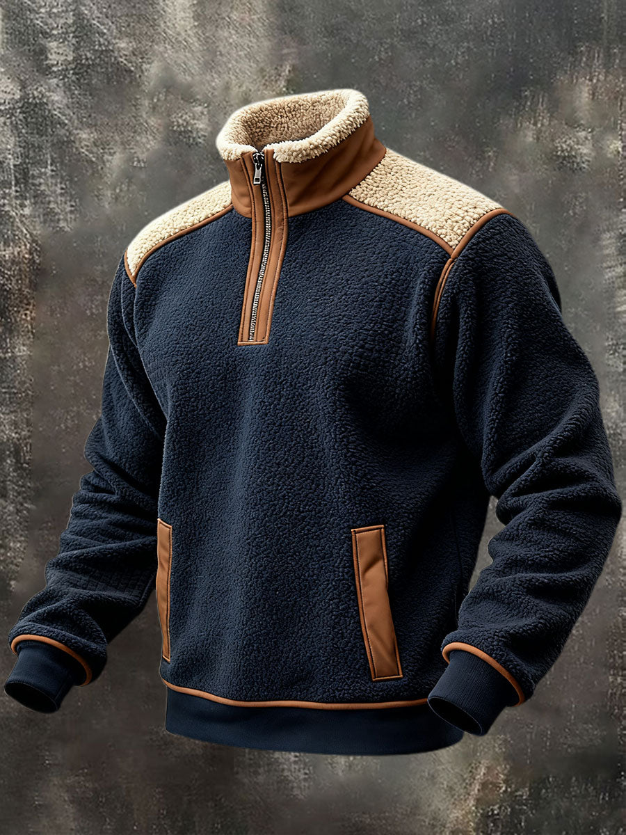 Rafael | Pánská retro teplá outdoorová mikina